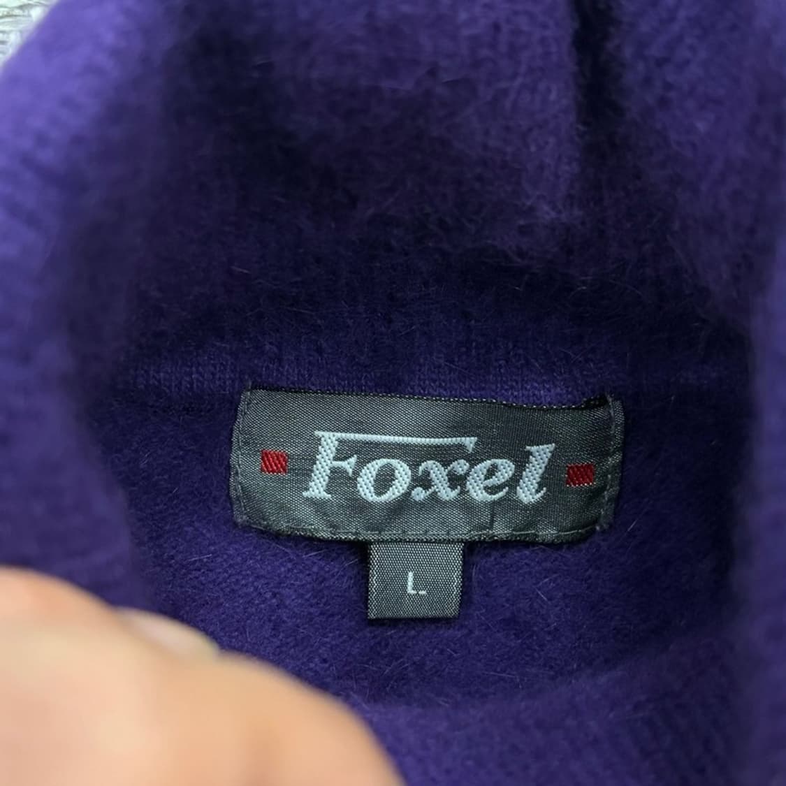 Foxel 앙고라 하프 니트 v2710 상품이미지6