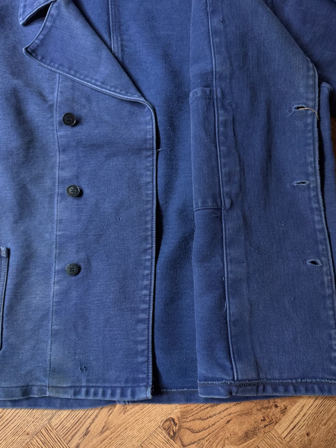 [2XL]90's 빈티지 몰스킨 더플 타입 프렌치 워크자켓 상품이미지7