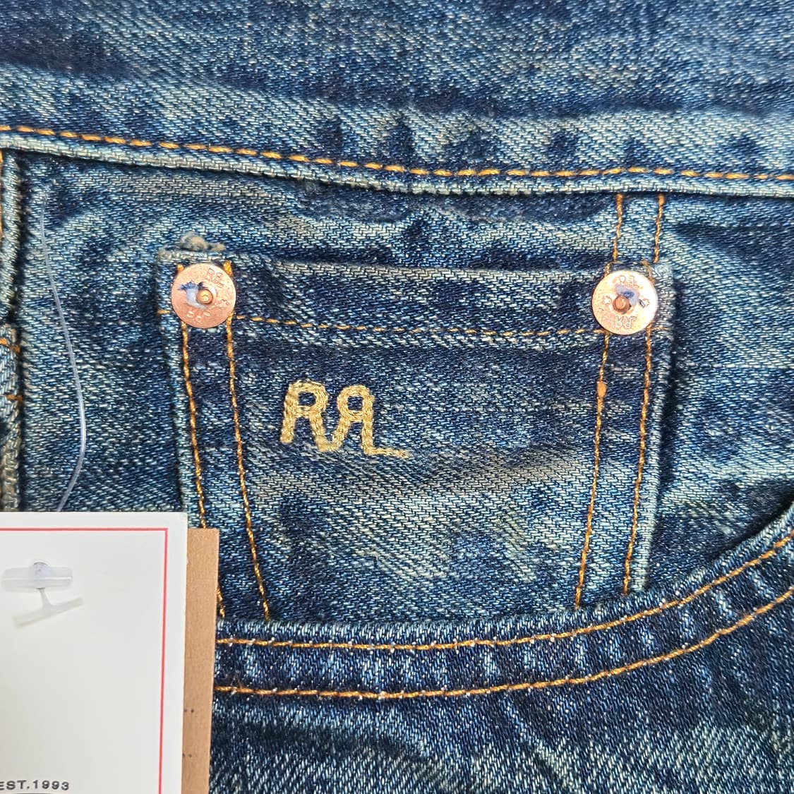 [29x30] RRL 더블알엘 빈티지 파이브 포켓 데님 팬츠 기빈스 상품이미지6