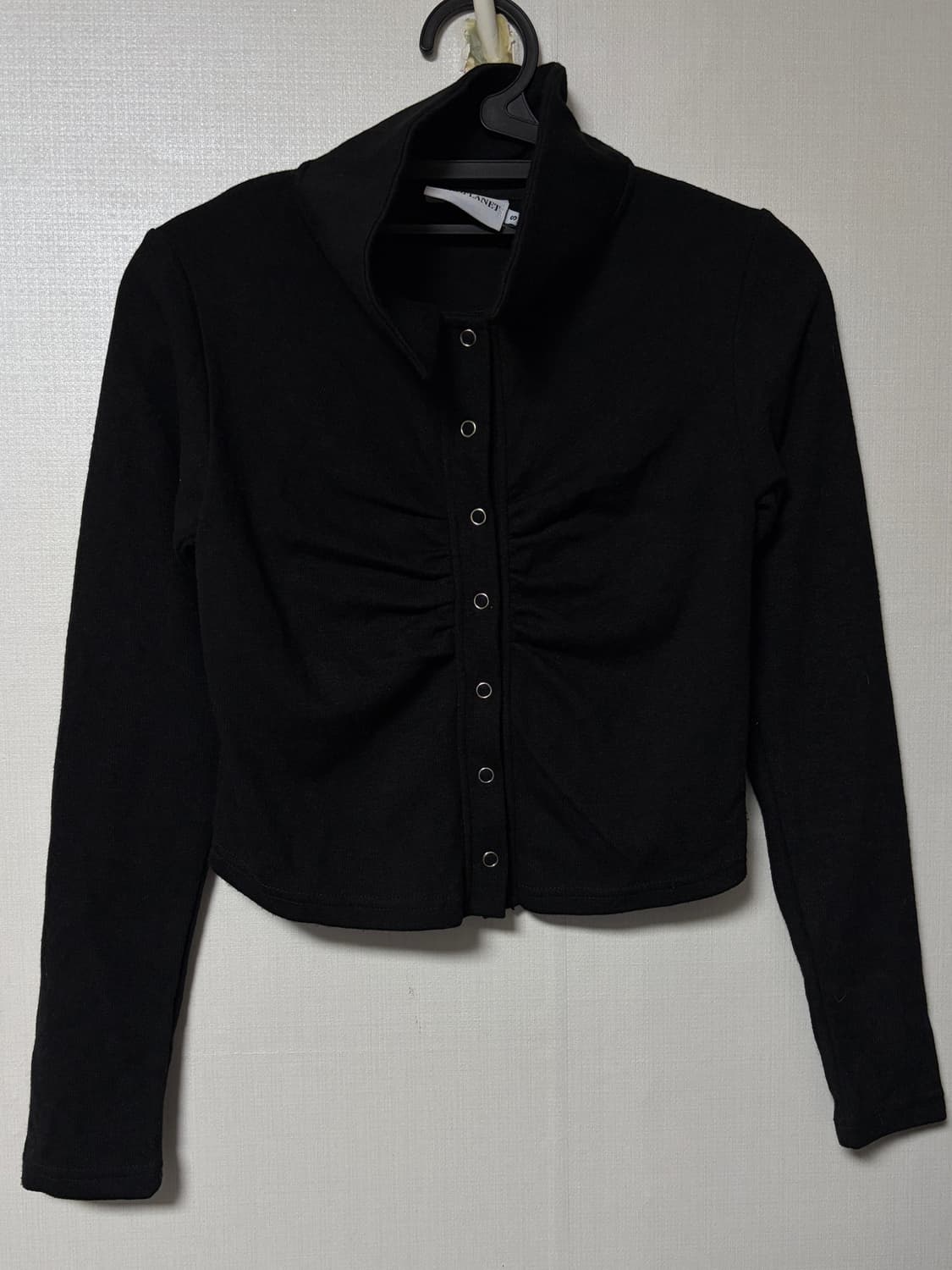 제로플래닛 셔링 카라 셔츠 블라우스 니트 상품이미지6