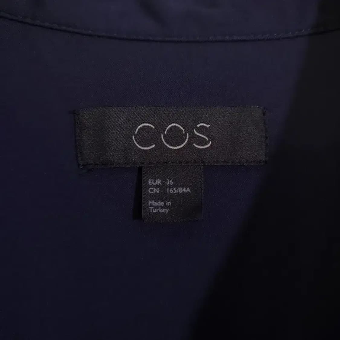 COS 코스 네이비 반팔 셔츠 원피스 55 상품이미지4