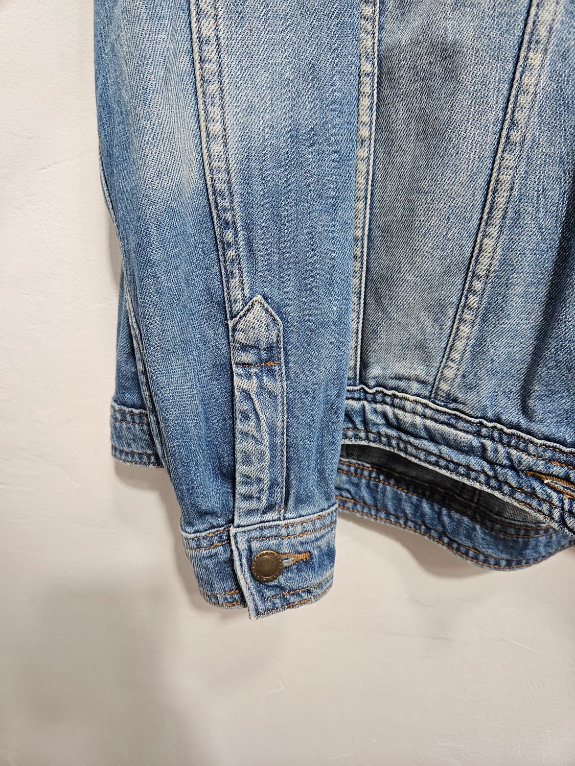 자라(ZARA) 데미지 워싱 청자켓  상품이미지9