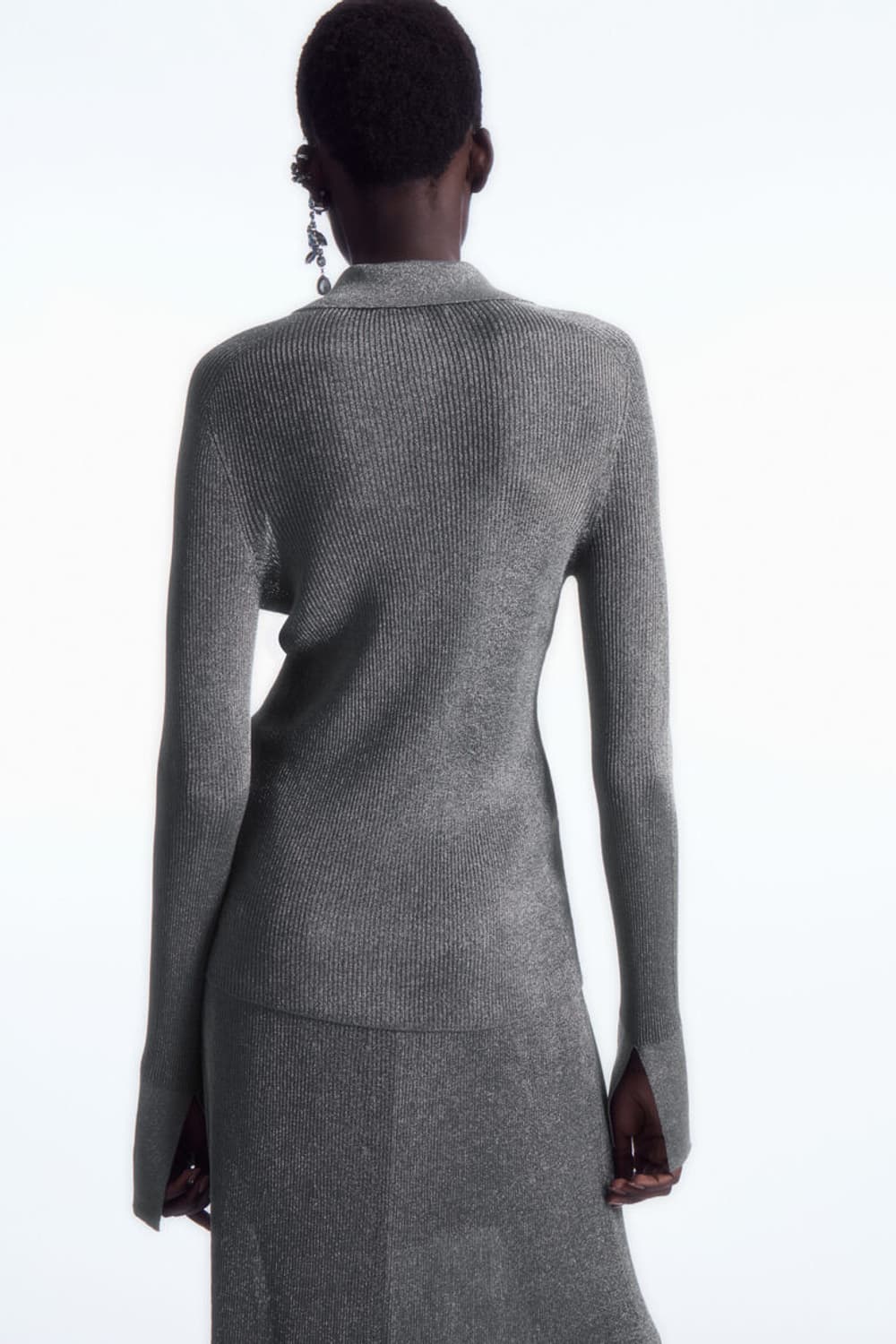 COS Sparkly Ribbed-knit Shirt 상품이미지7