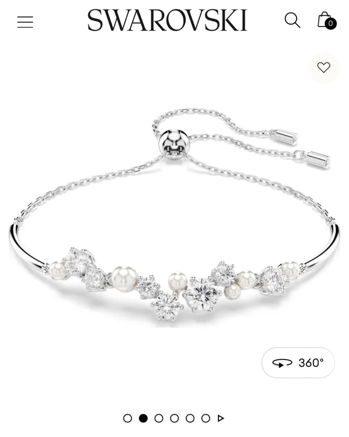 풀박스) 스와로브스키 크리스탈 팔찌 상품이미지1