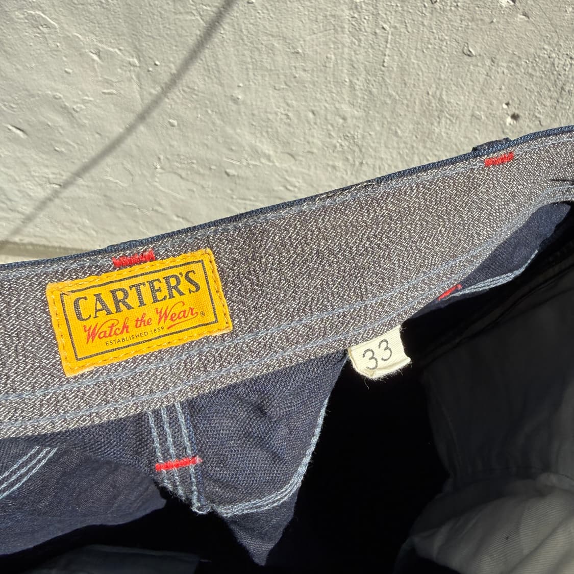 carters 인디고 덕캔바스 더블니 셀비지 상품이미지9