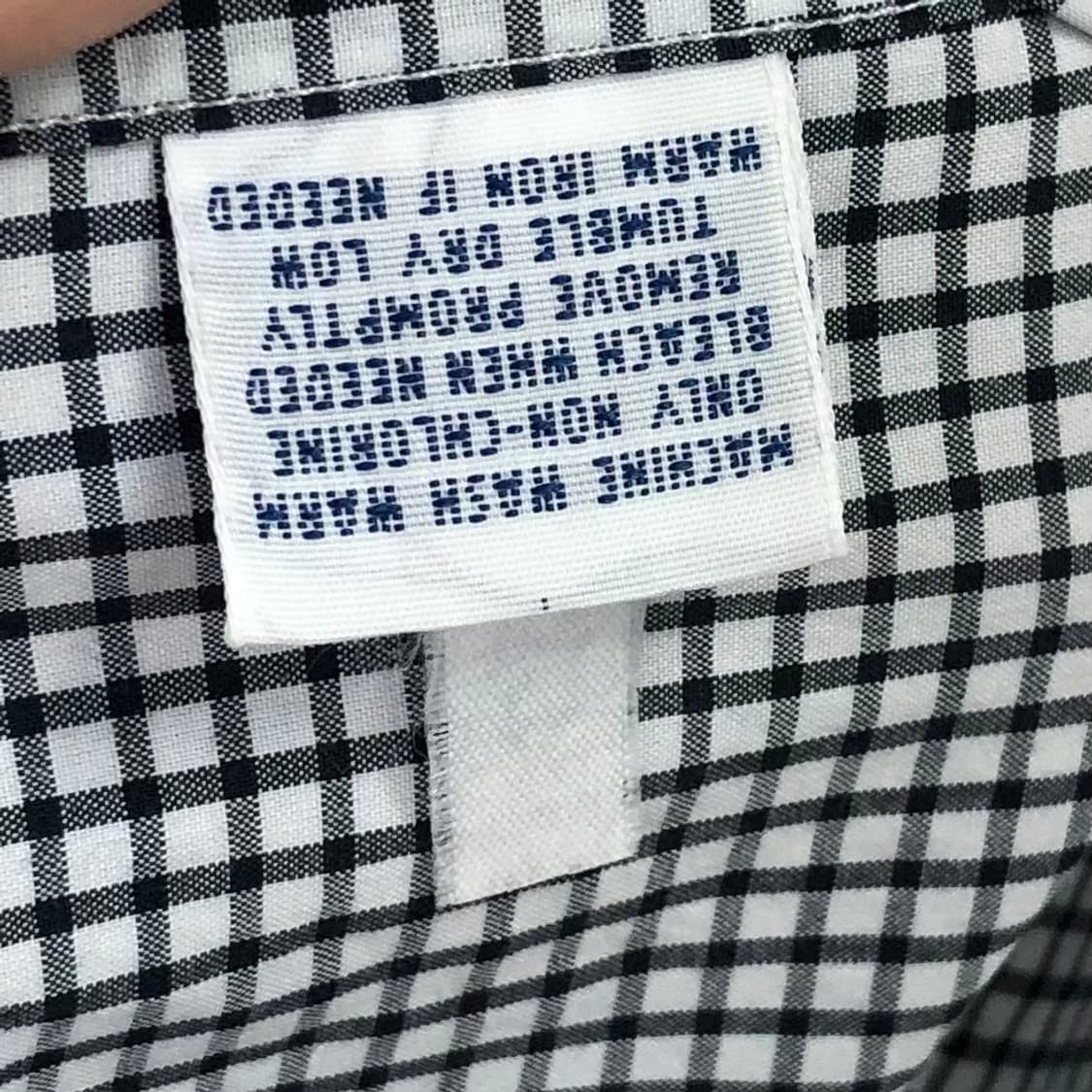 L 폴로 블랙 체크 셔츠 상품이미지4