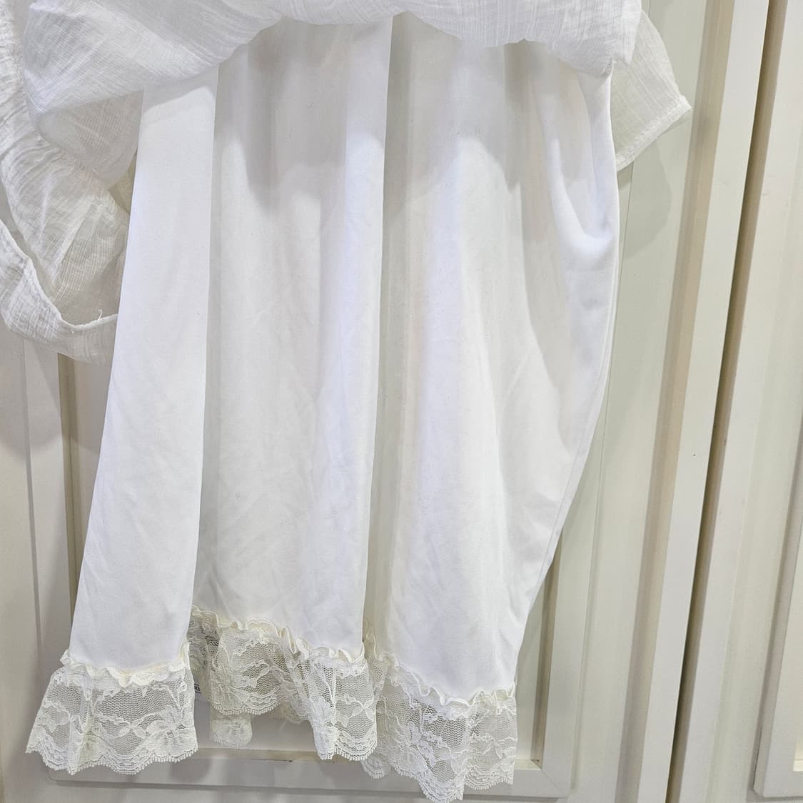 CECIL McBEE(세실맥비) 화이트 셔링 끈원피스 상품이미지6