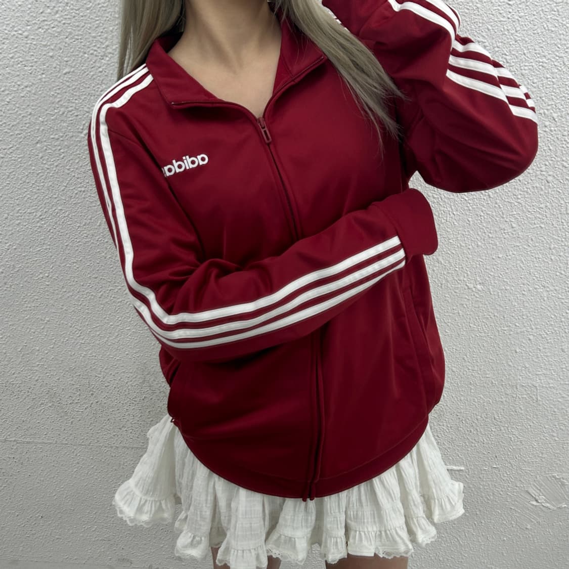 아디다스 와인 트랙탑 2XL 상품이미지1