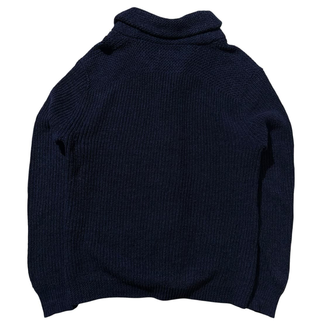 폴로 랄프로렌 린넨 코튼 숄카라 니트 가디건 네이비 상품이미지2