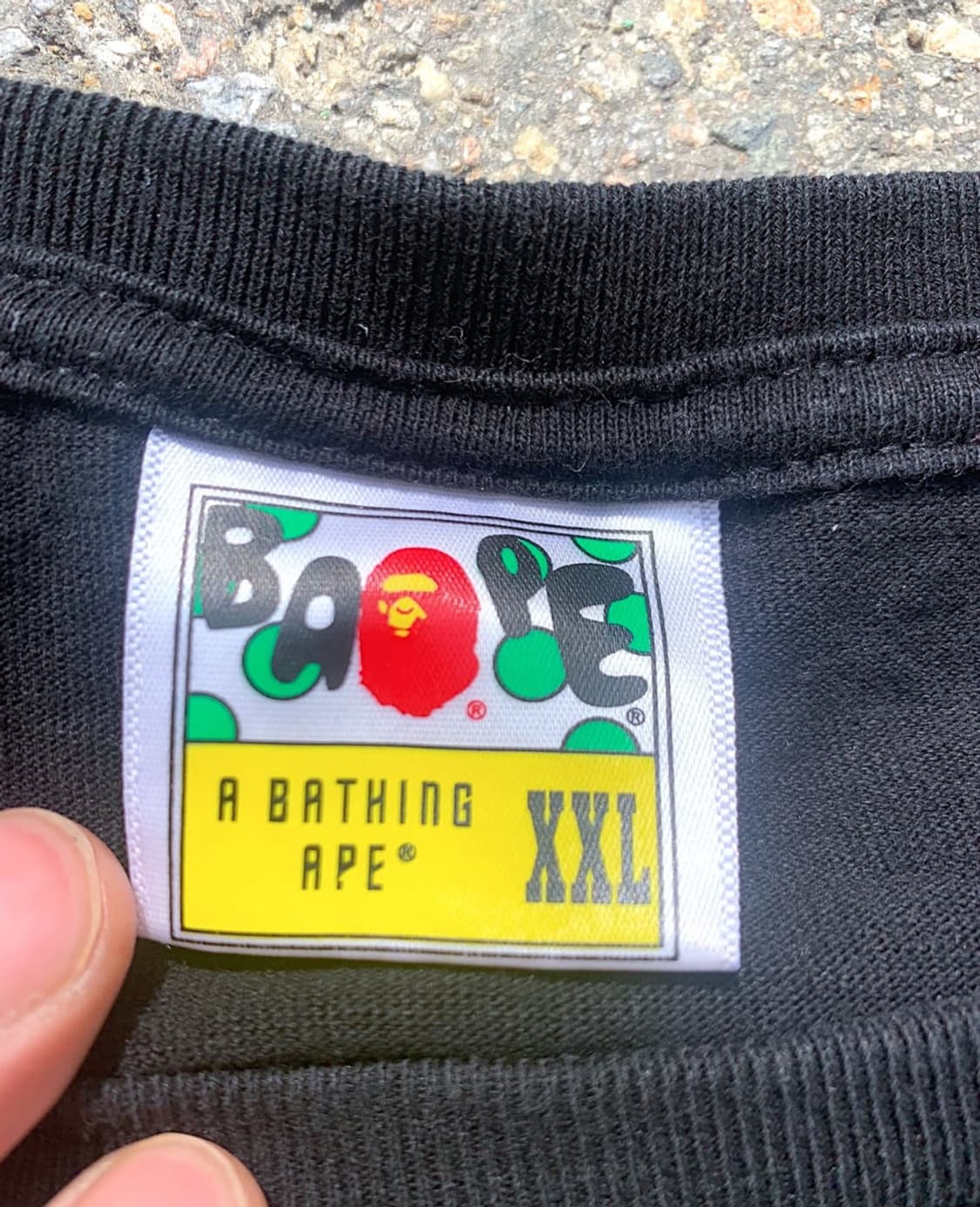 [시즌 오프] (2XL) 베이프 반팔 티셔츠 상품이미지3