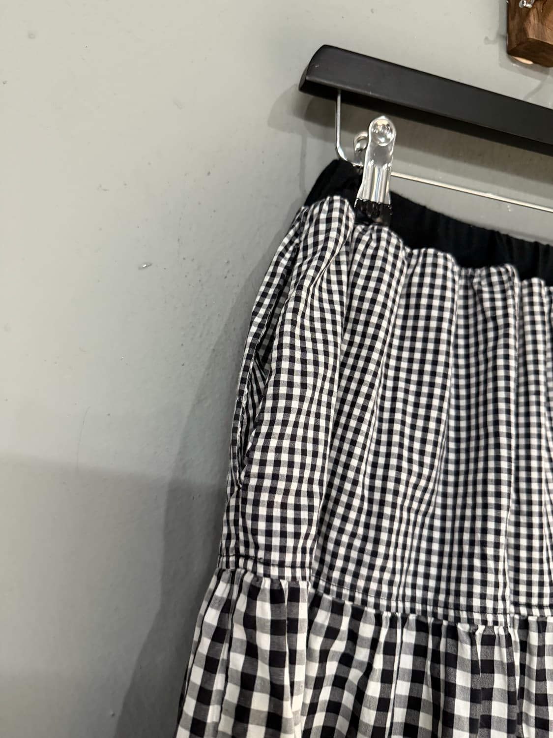 check pattern can-can midi sk 상품이미지6