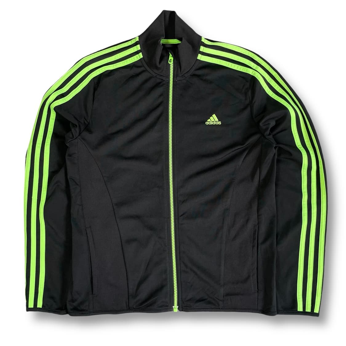아디다스 블랙 형광 삼선 약기모 져지 트랙탑 상품이미지1