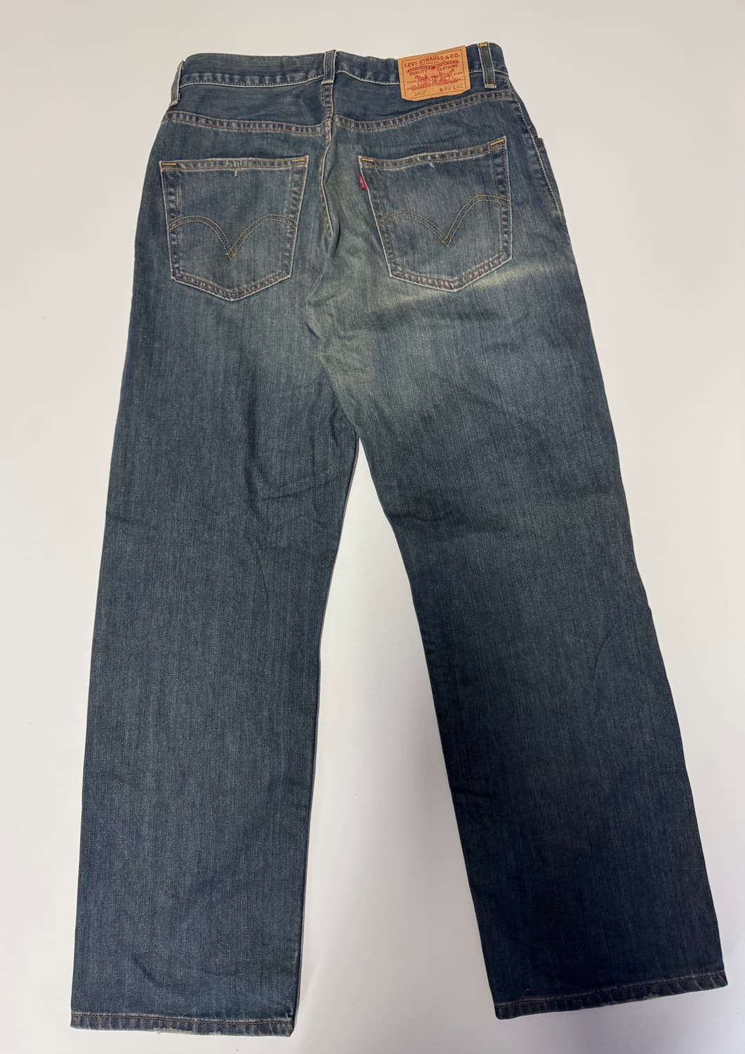 희귀!! 리바이스 569 루즈 스트레이트 빈티지 워싱 데님팬츠 상품이미지2