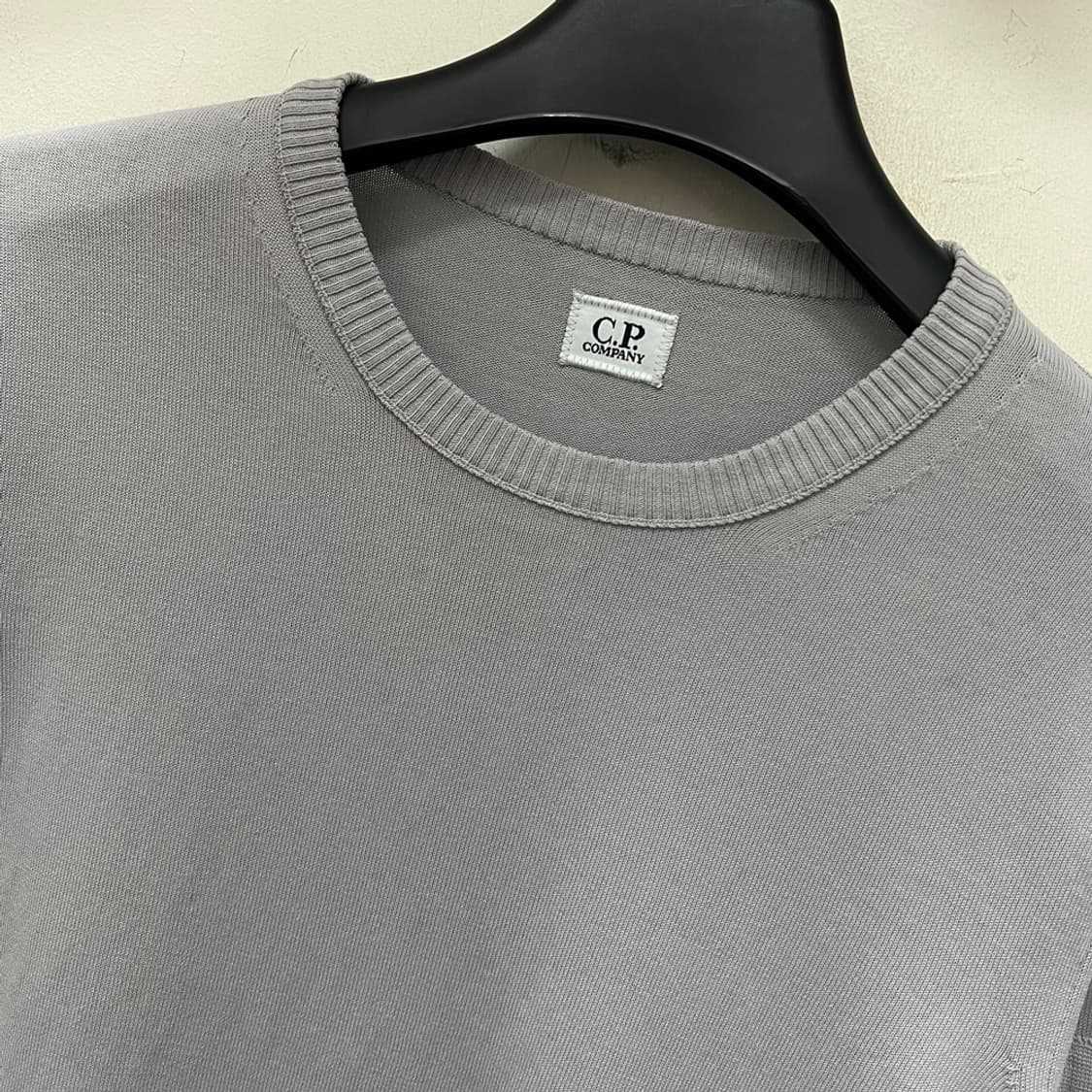 CP컴퍼니 크루넥 렌즈 코튼 니트 50 상품이미지3