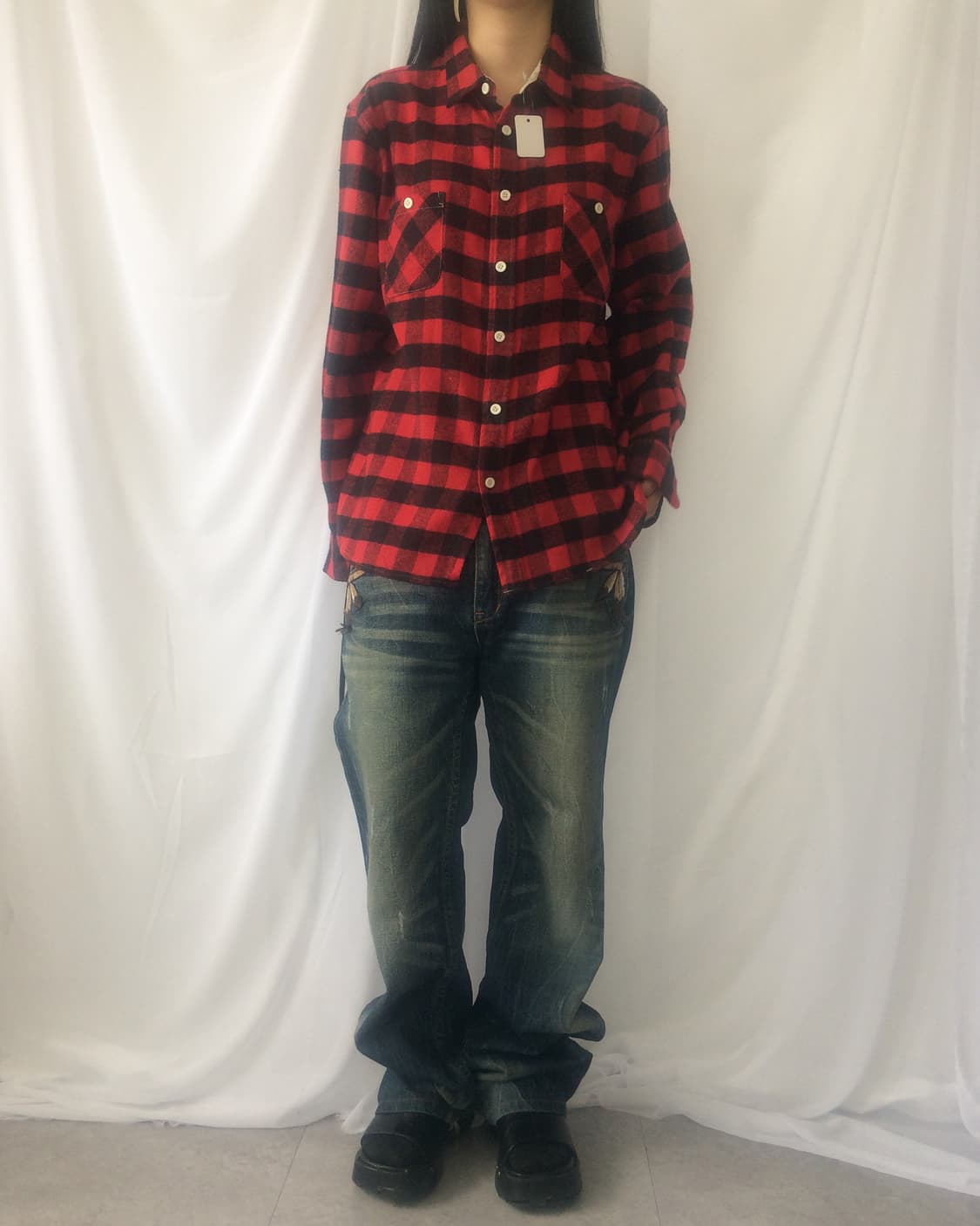 Check pattern shirt 상품이미지1