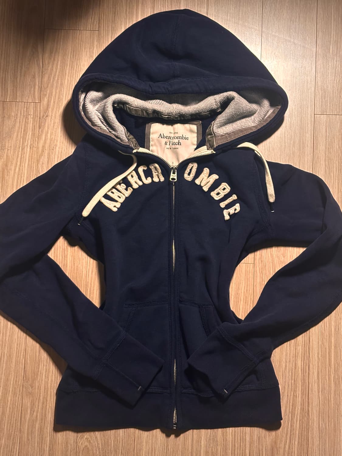아베크롬비 후드집업 네이비 상품이미지1