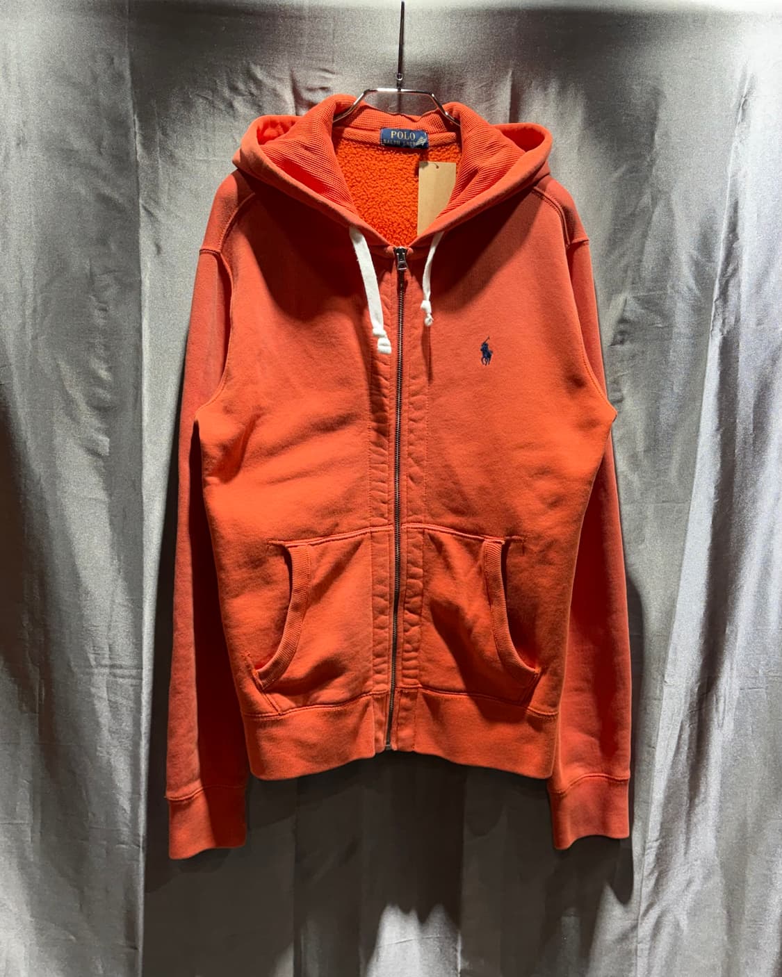 S 폴로랄프로렌 오렌지 와플 후드집업 상품이미지2