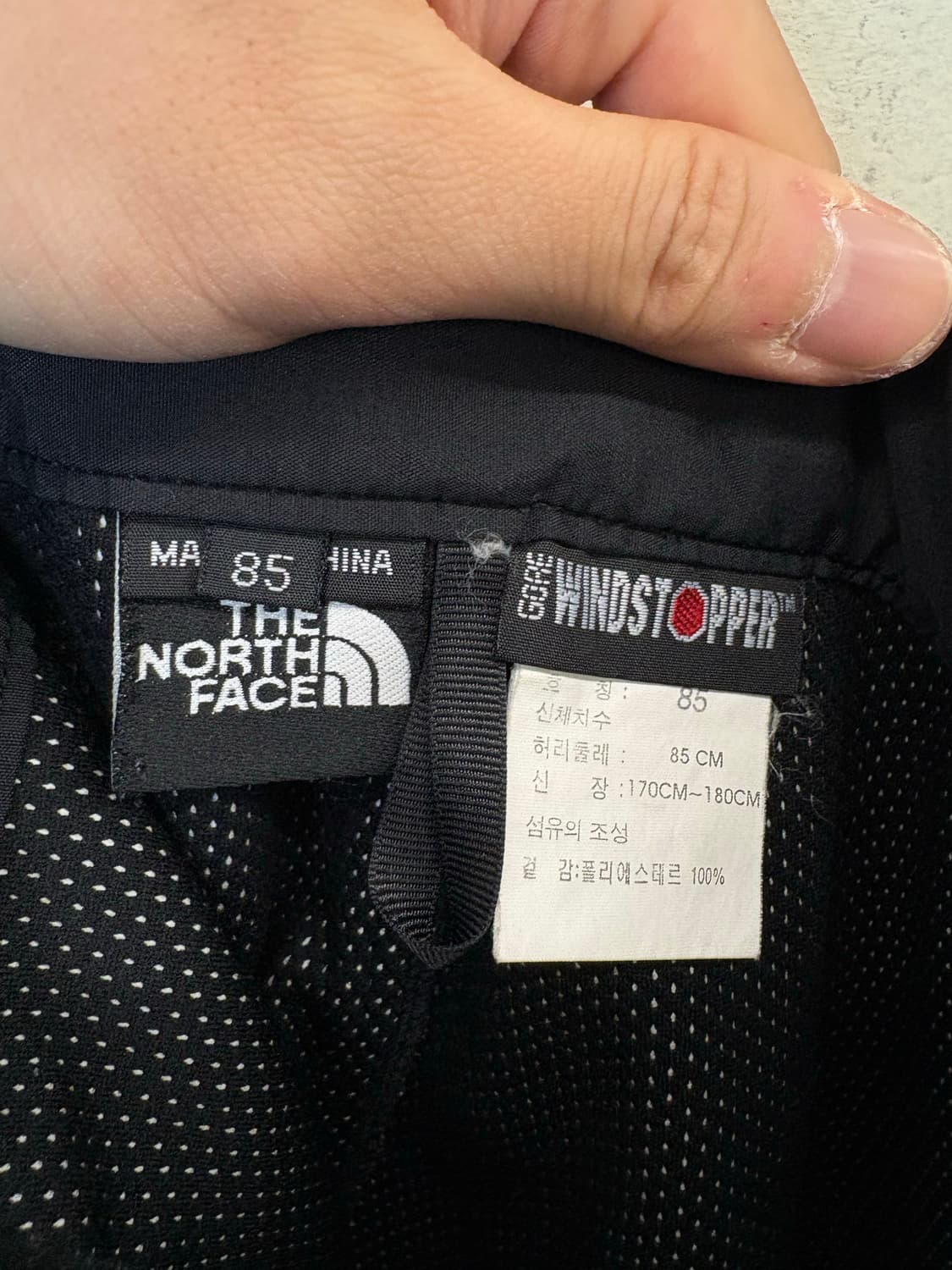 노스페이스 00s 빈티지 고어윈드스토퍼 플리스 팬츠 상품이미지8