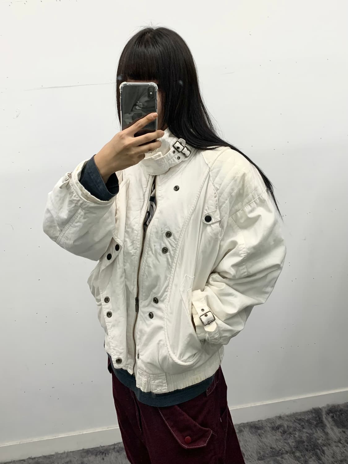 90년대 바이커 봄버 상품이미지1