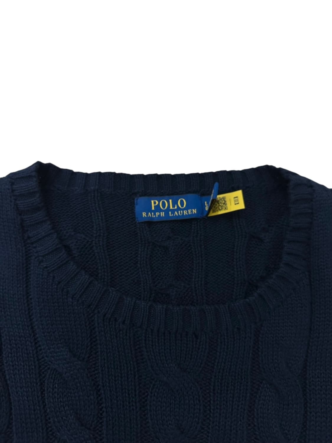 폴로 케이블니트 네이비 (L)  상품이미지3