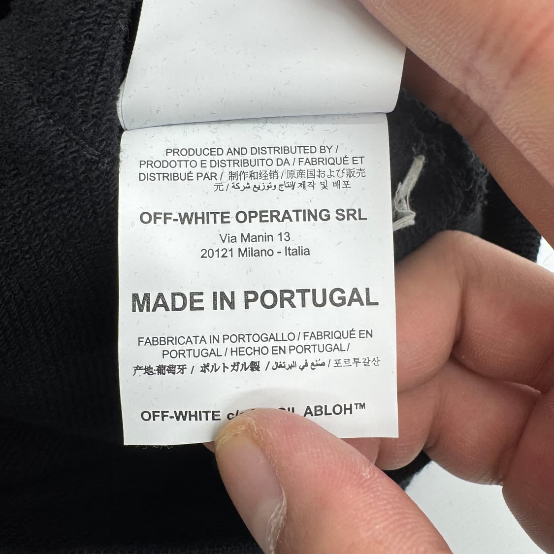 오프화이트 후드티  상품이미지7