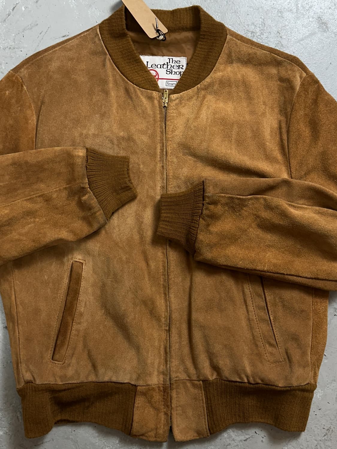 80's 빈티지 시어스 스웨이드 봄버 자켓 빈티지 레더 자켓 상품이미지8