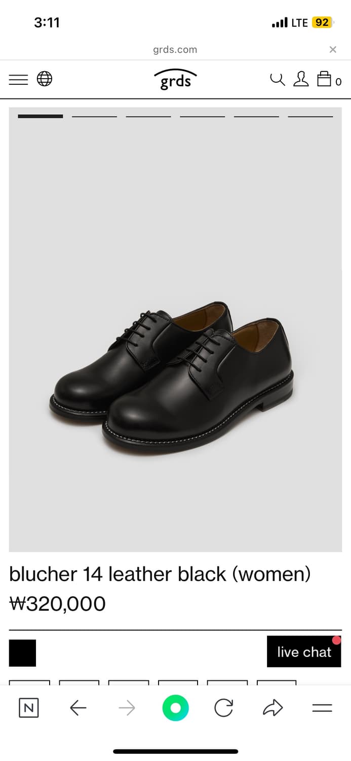 그라더스 blucher 235 상품이미지1
