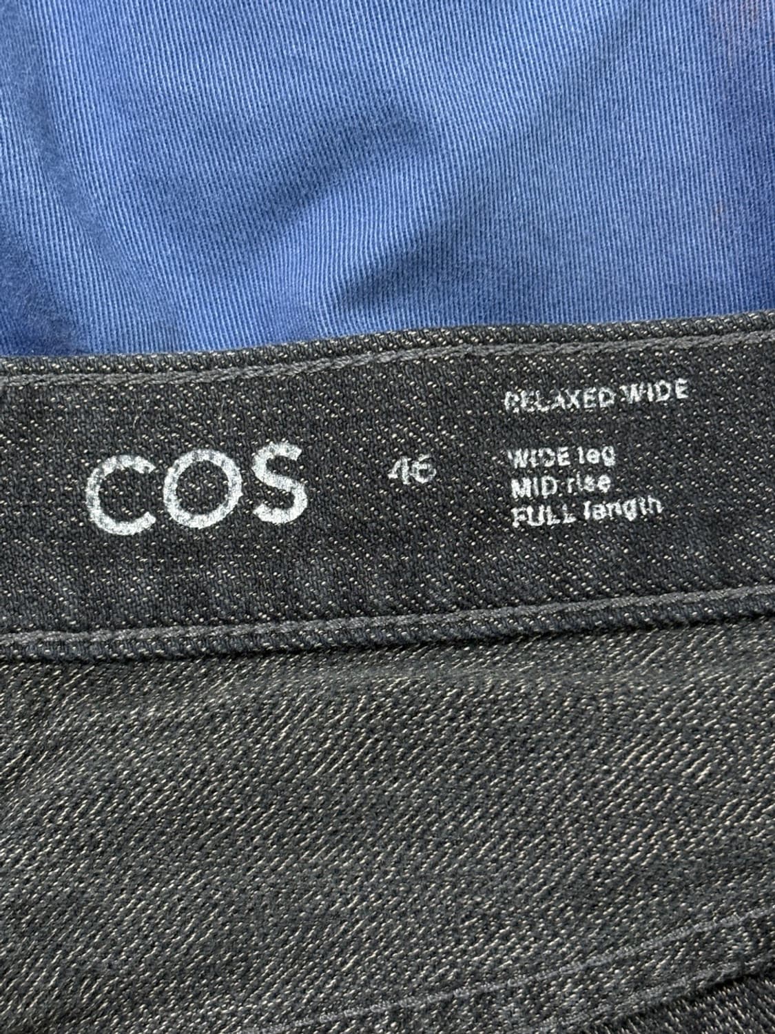 COS 블랙 데님 팬츠 상품이미지3