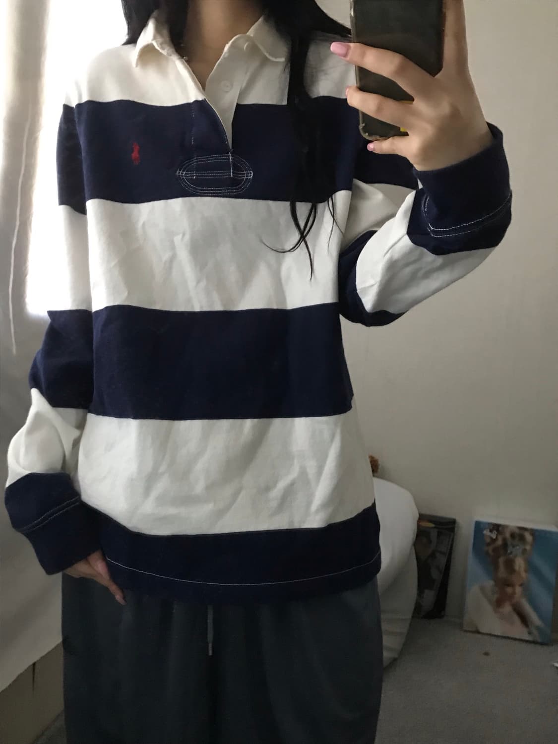 폴로 스트라이프 럭비티셔츠 상품이미지1