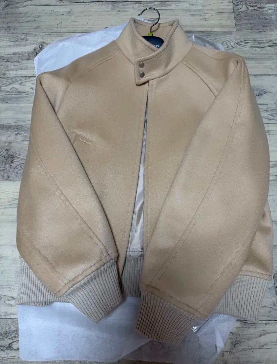 애프터프레이 울 캐시미어 블루종  상품이미지2