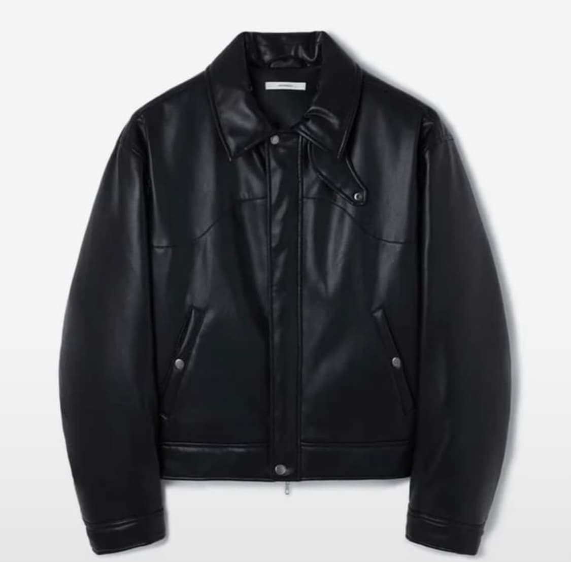 문선 비건 레더 패딩 s 상품이미지1