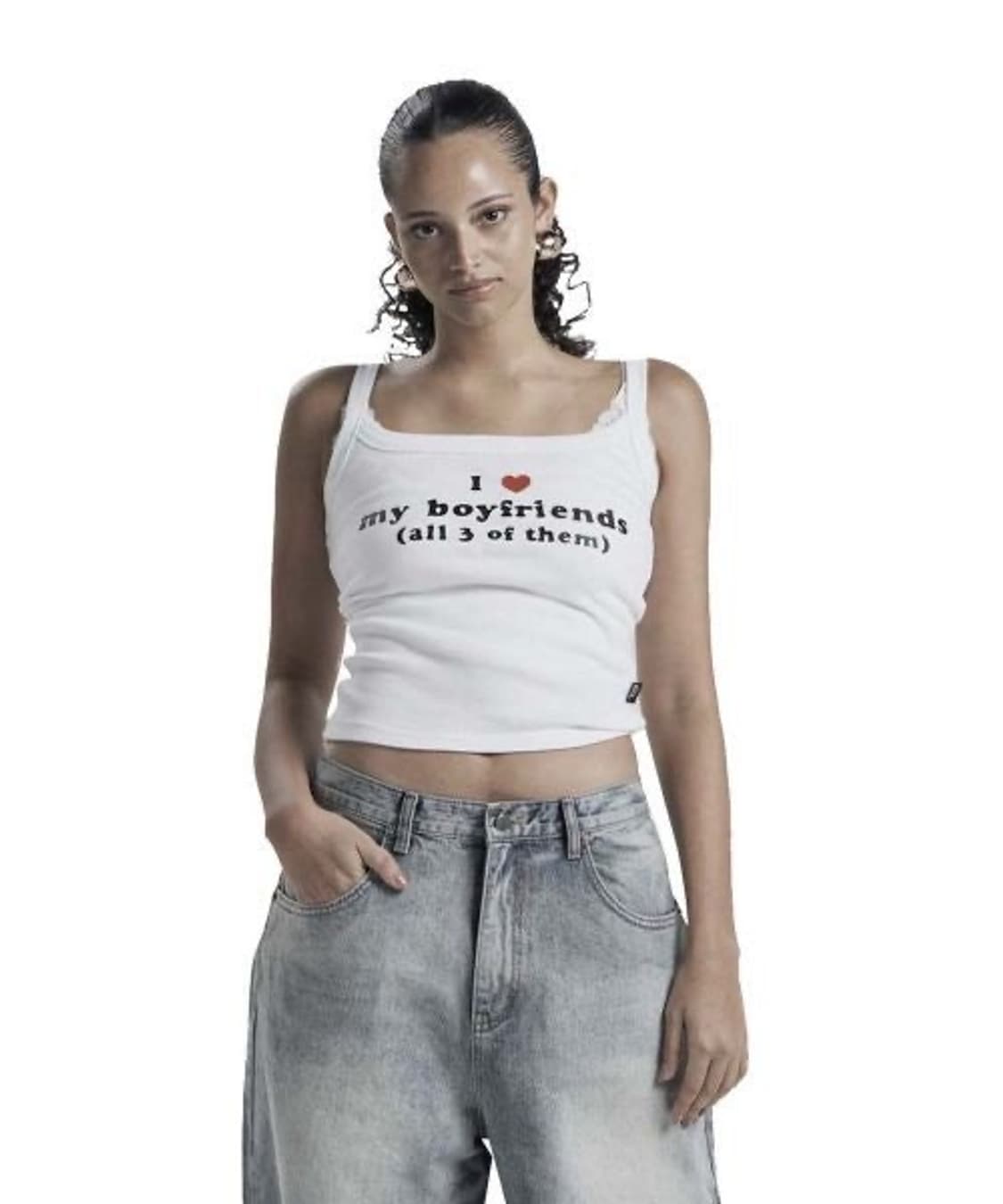 오도어 아이럽보이프렌드 나시 팝니당! 상품이미지1