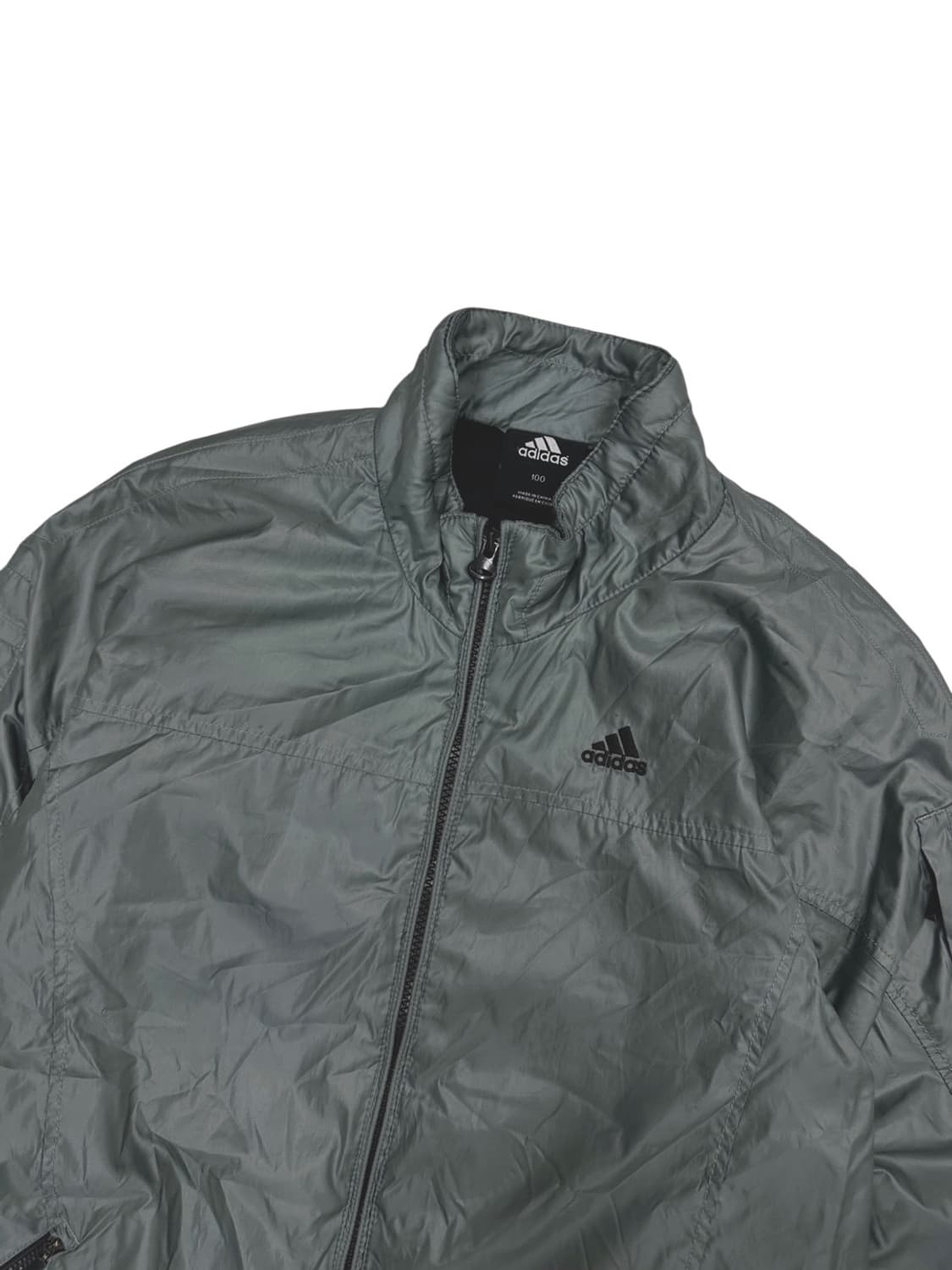 올드 아디다스 나일론자켓 카키 (L)  상품이미지2