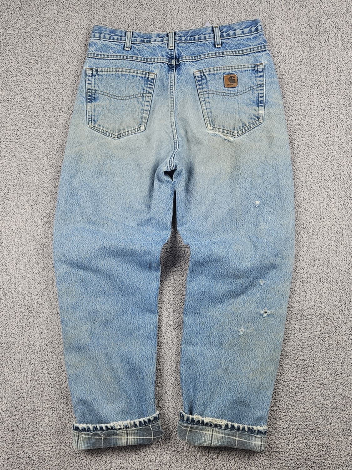 칼하트 헤비 플란넬 리페어 데님 워크 팬츠 ( 34X32 )/ 10121 상품이미지5