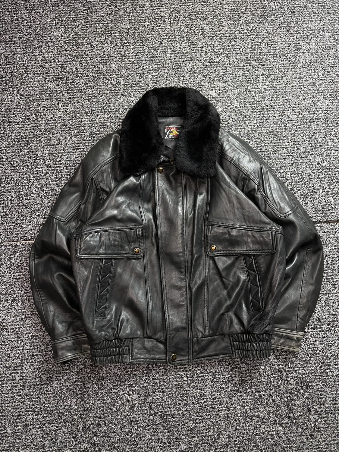 아카이브 빈티지 램스킨 A-2 레더 무스탕 자켓 2104 상품이미지2