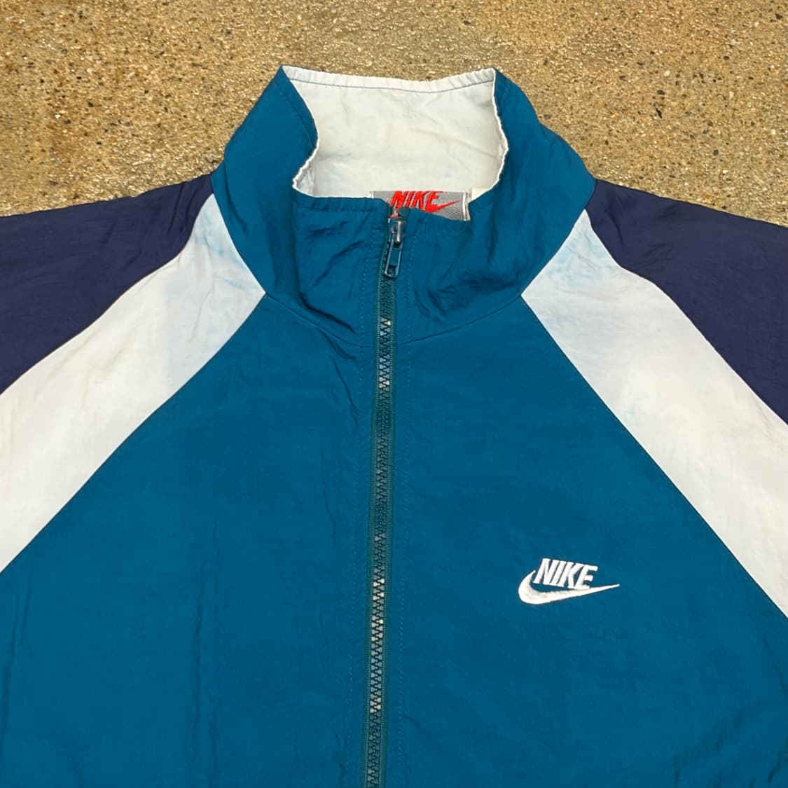 레어 80s 미국 빈티지 나이키 스몰 스우시 바람막이 상품이미지4