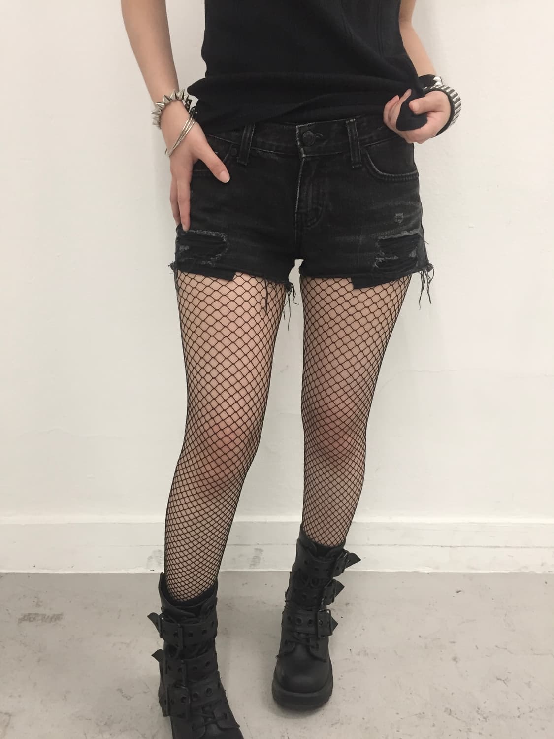 Distressed short pants   상품이미지4