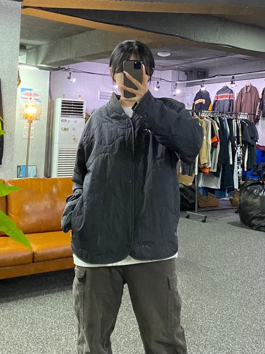 나이키 스우시 퀼팅 패딩 자켓 B4999 상품이미지1