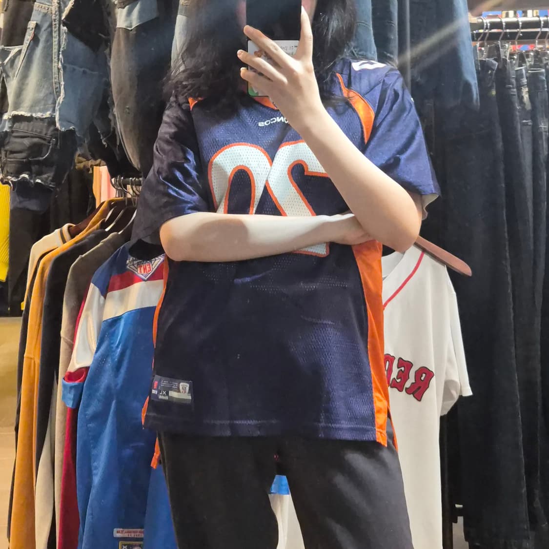 [NO.9] NFL 덴버 브롱코스 리복 어패럴 반팔 유니폼 상품이미지3