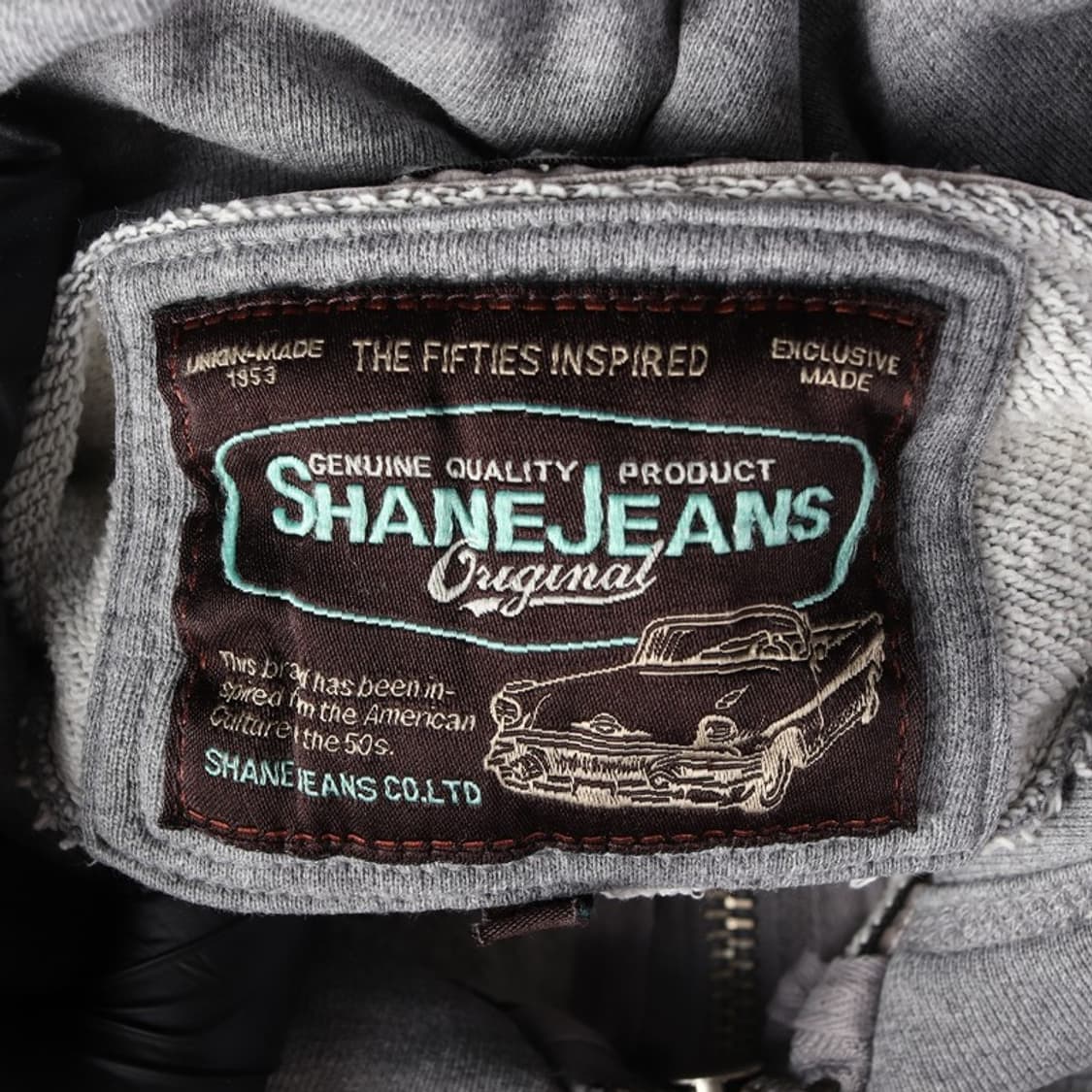 쉐인진 레트로 무드 아메카지 후드 집업  상품이미지6