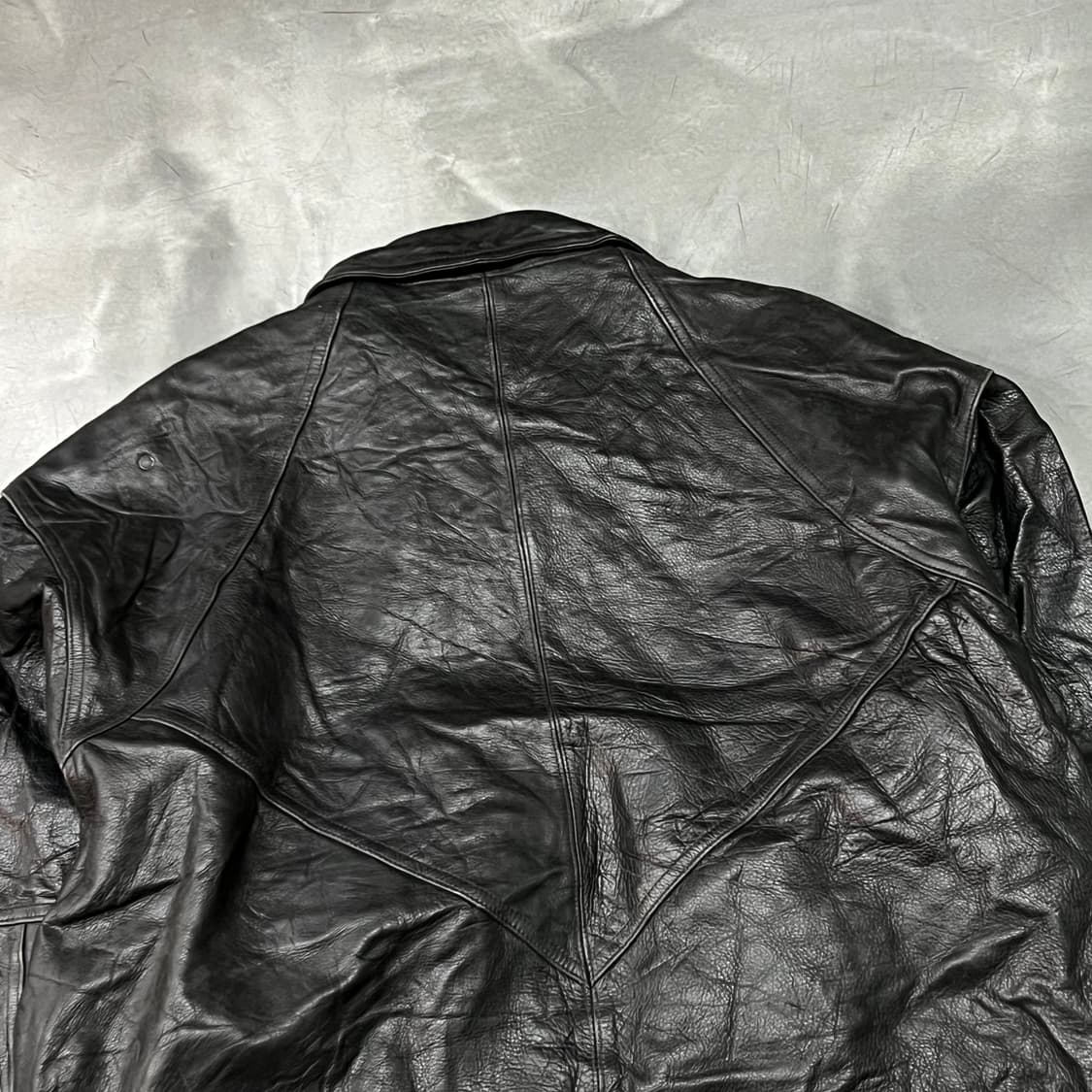  빈티지 레더 카라 자켓 y14988 상품이미지5