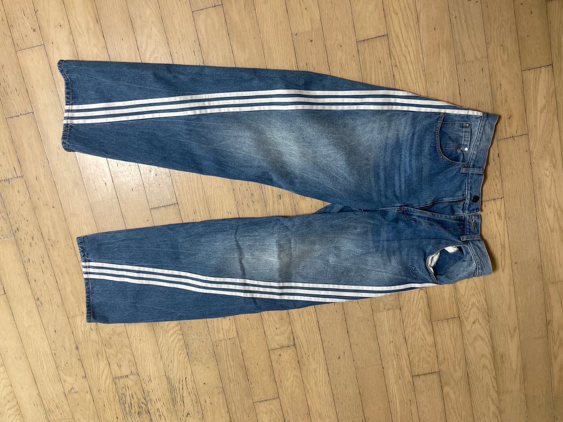 아디다스 아딜레늄 시즌 3 루즈 핏 데님 팬츠 인디고 데님 상품이미지1