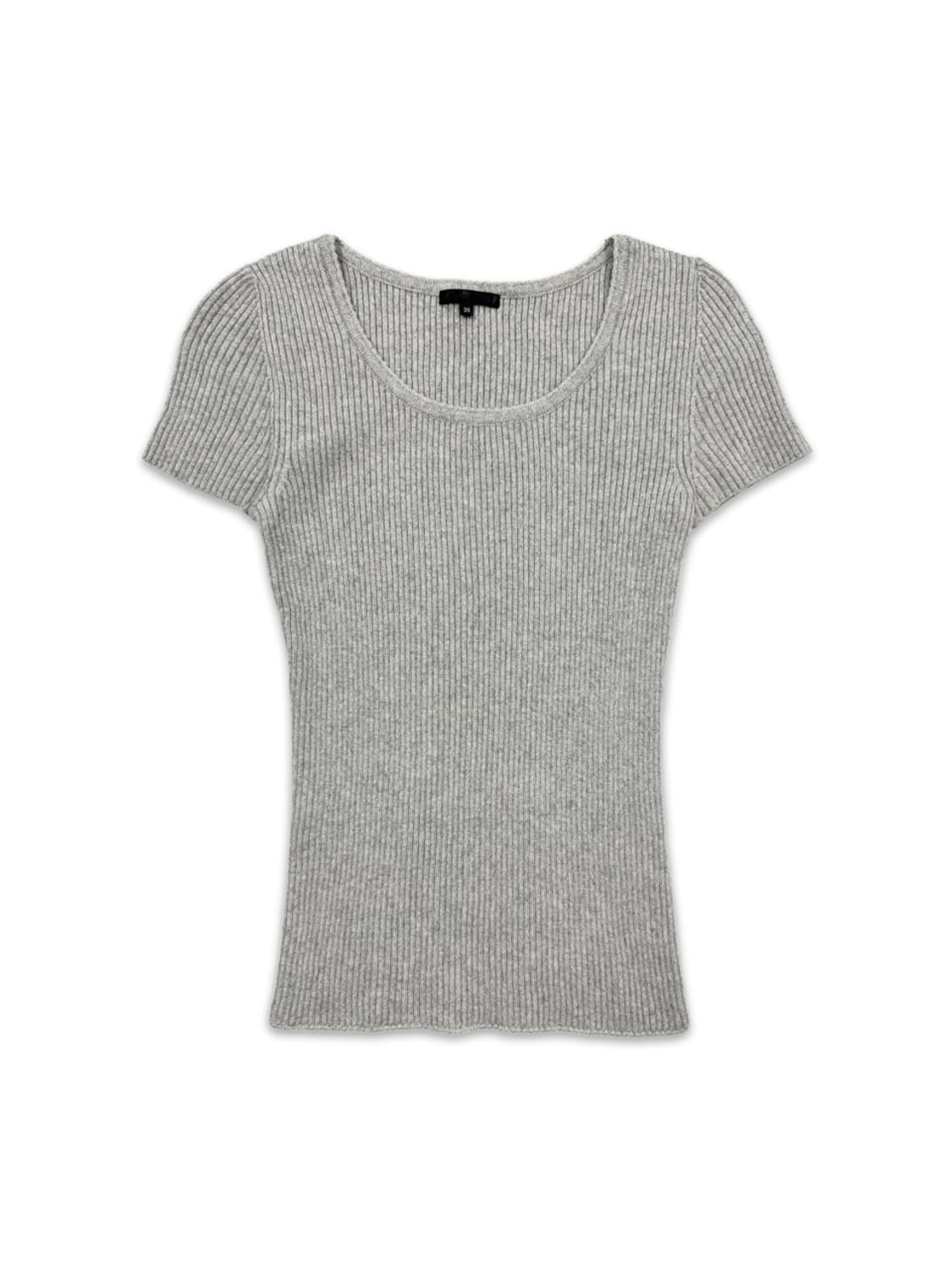 빈티지 FRAGILE 그레이 반팔 니트 상품이미지1