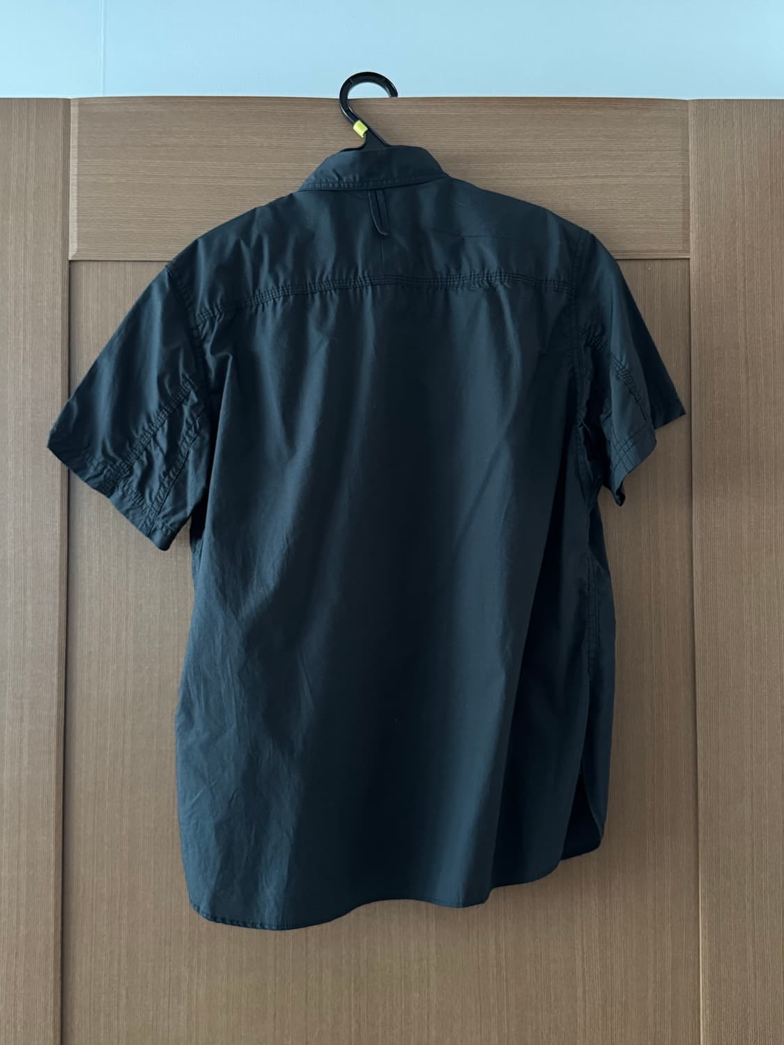 준야와타나베 코튼 반팔 셔츠 (블랙, XS) 상품이미지2