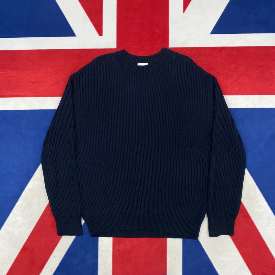 스테디에브리웨어 크루넥 코튼 립 니트 3 상품이미지1