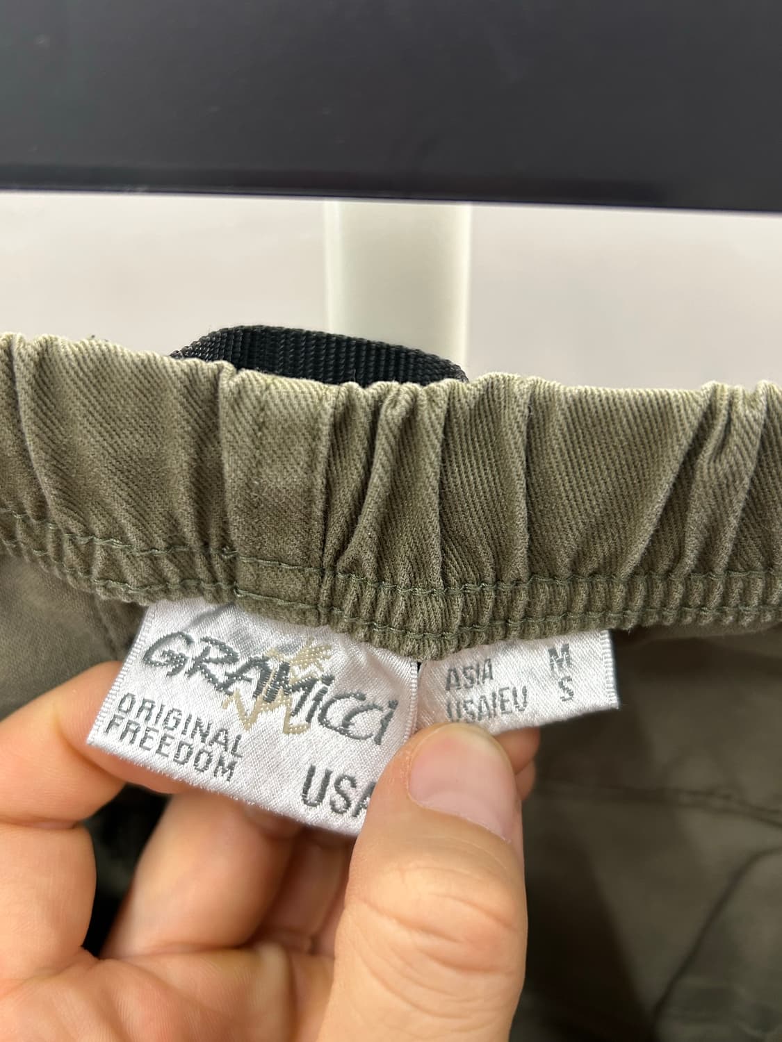 그라미치 카키색 팬츠 상품이미지8