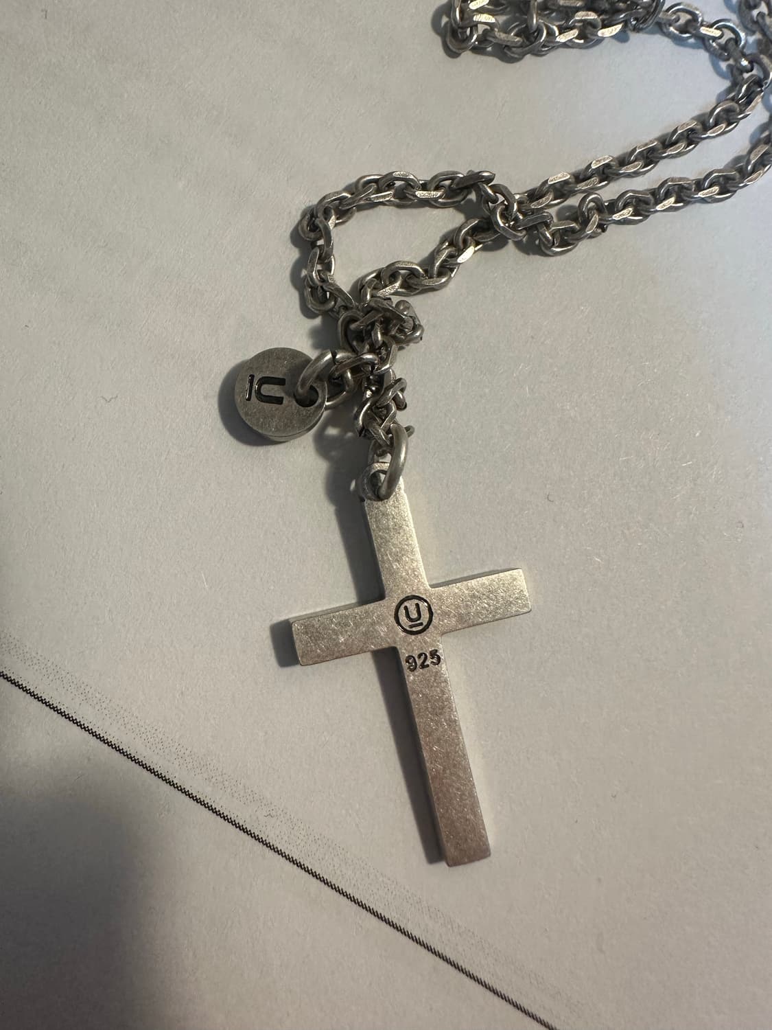 언더커버 Heaven Hell Silver Cross Chain 925 상품이미지2