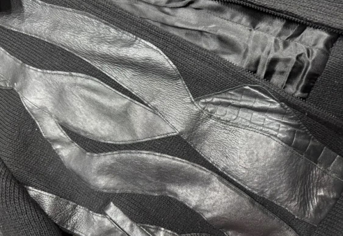 이상봉 램스킨 아플리케 울니트 자켓 상품이미지3