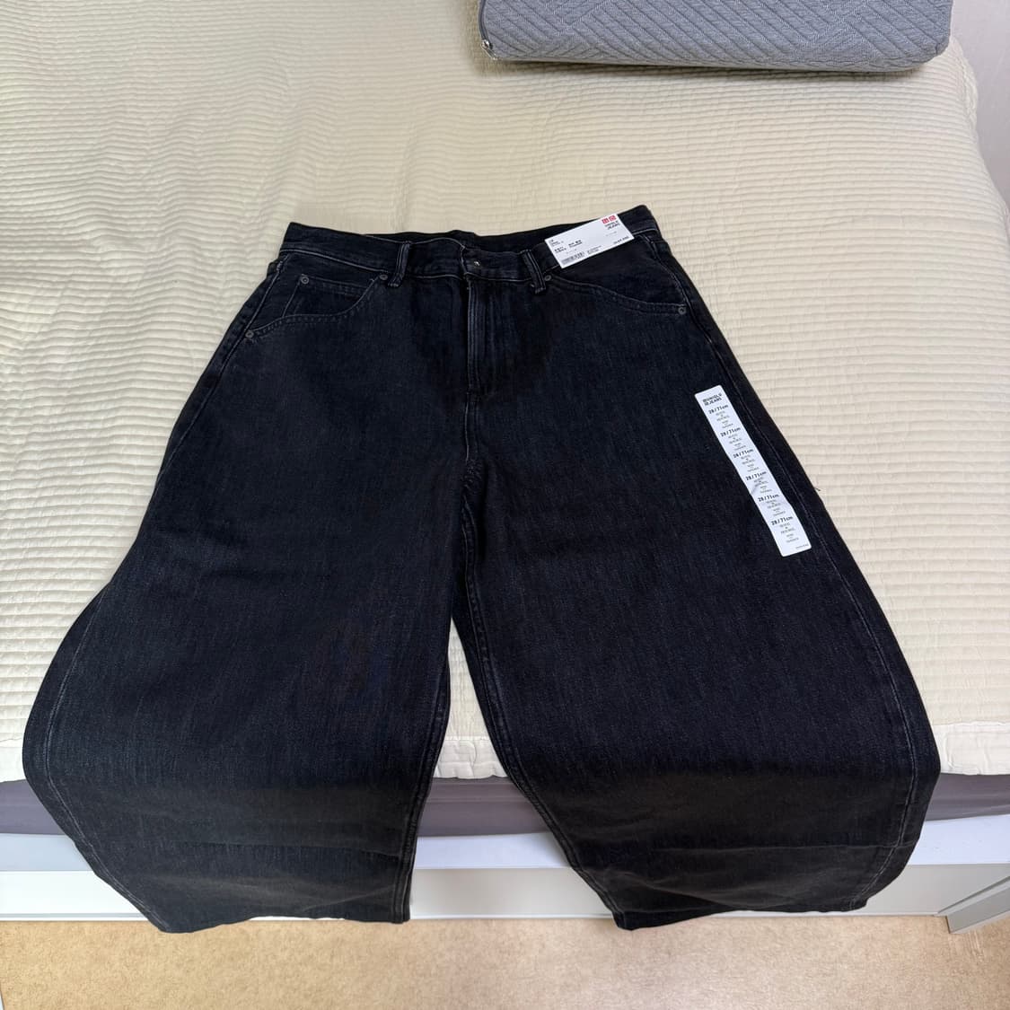 유니클로 배기커브진 28 완전 새상품 기장수선 상품이미지3