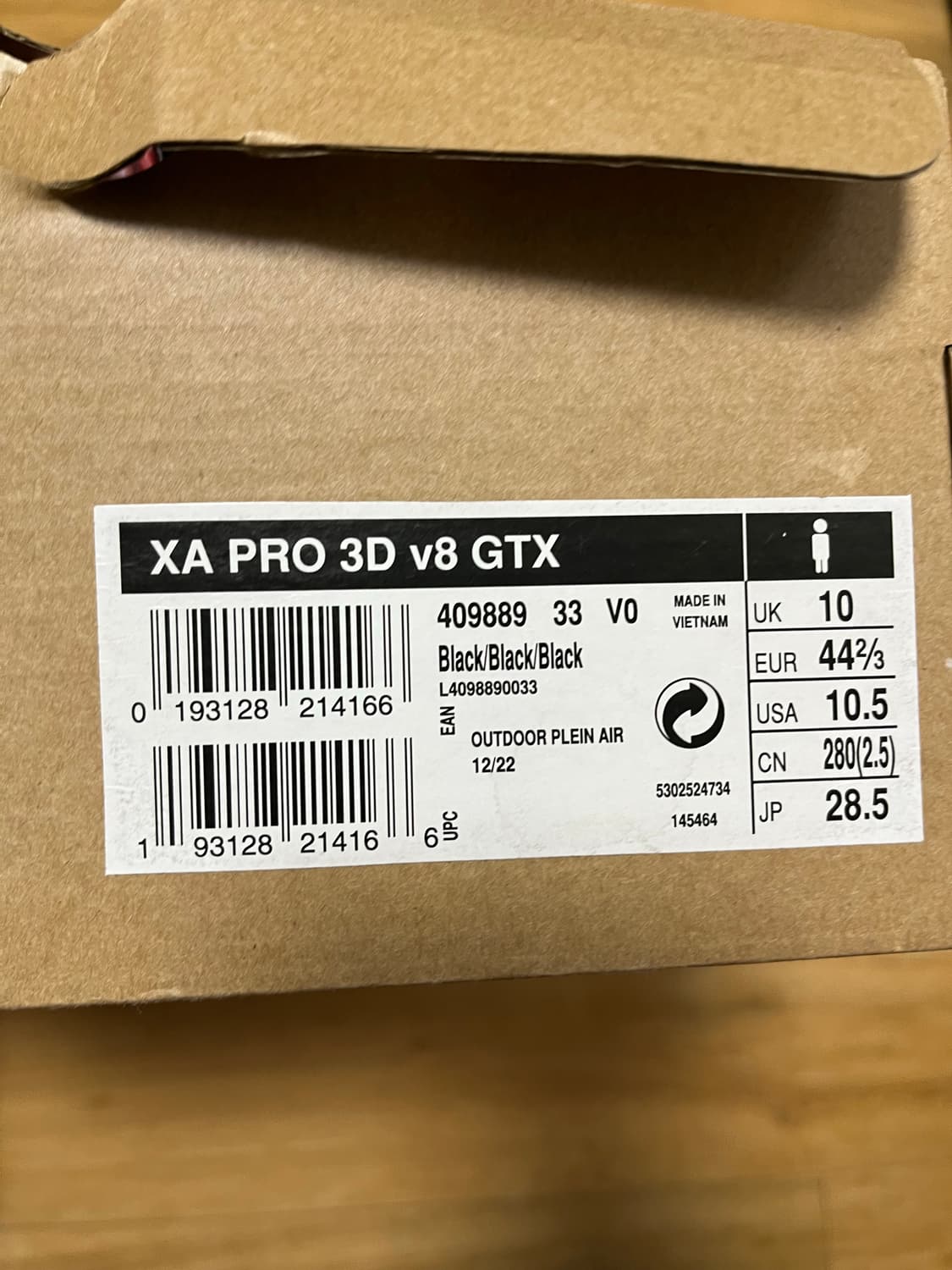 살로몬 XA PRO 3D v8 GTX 블랙 고어텍스 상품이미지7